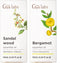 Sandalwood Essential Oils for Diffuser & Bergamot Oil for Hair Set -