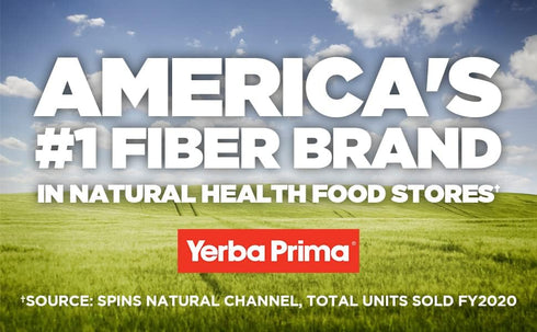 Yerba Prima Daily Fiber Caps Formula, 400 Capsules, Dietary Supplement with Psyllium Seed Husks