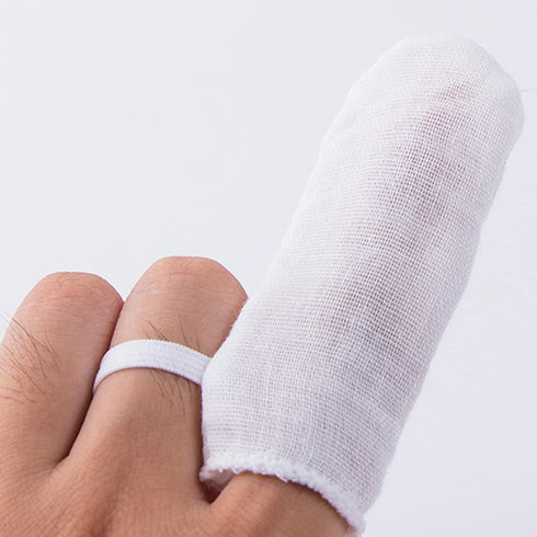 Baby Teeth Cleaning Gauze Finger Cover - 6pcs Soft Gauze Infant Oral Toothbrush for Milk Stain Removal