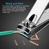 Nail Clippers Set, Fingernail and Toenail Clipper Cutters, 18 Pieces Stainless Steel Professional Grooming Kit