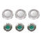 Replacement Shaver Heads with Brush, Fit for Philips HQ64, HQ54, HQ5705, HQ6070, Pack of 3