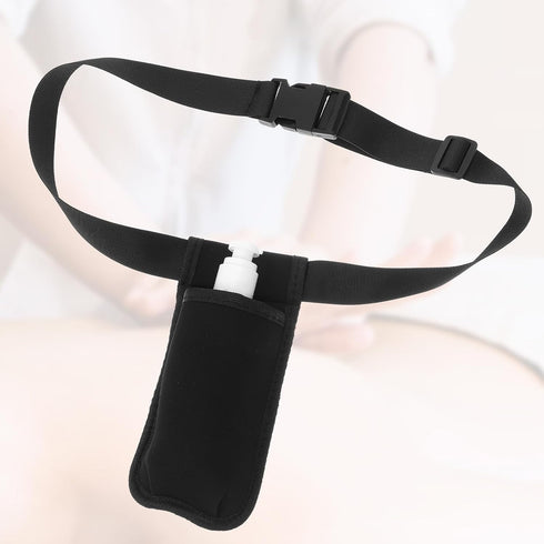 YBEATY Massage Bottle Bag Professional Massage Waist Oil Case Adjustable Lotion Case Organizer Belt Comfortable Durable
