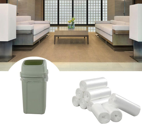 Clear 5 Gallon Garbage Bags, Trash Bags, 225 Counts