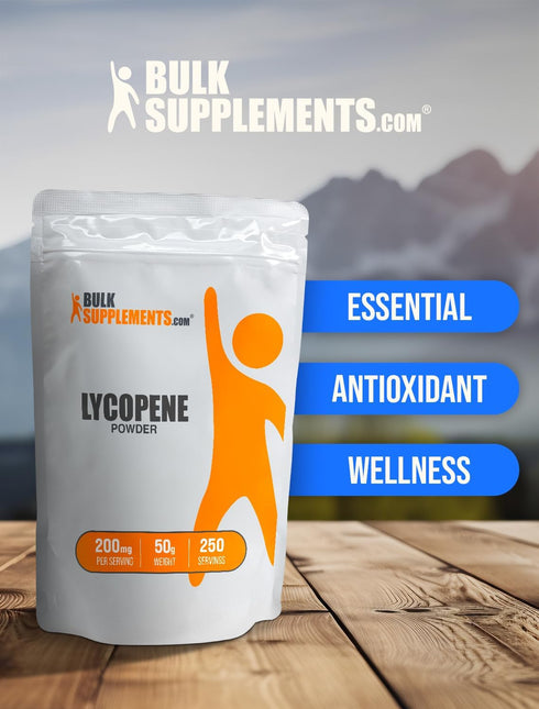 BulkSupplements.com Lycopene Powder, 50g - Antioxidants & Heart Health Supplement, 10mg per Serving