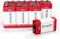 9V Batteries Carbon - 9 Volt Battery for Smoke Detector, Long-Lasting, 12 Pack