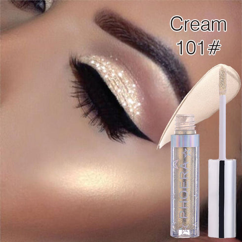 Liquid Eyeshadow, Waterproof Glitter Shimmer Eye Stick, Long Lasting Eyeliner Pencil Makeup Cosmetics (A101)