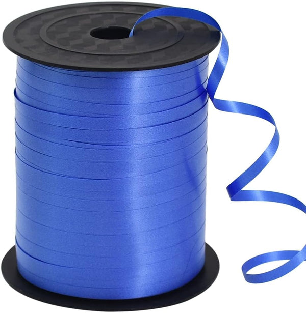 TONIFUL 500 Yards Blue Crimped Curling Ribbon, Shiny Metallic Ribbon for Gift Wrapping, Art & Craft Decor