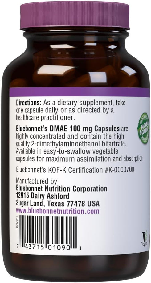 BlueBonnet DMAE Supplement, 100 Count