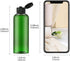 LISAPACK 3.4 oz Travel Bottles for Toiletries, Plastic Travel Size Containers for Shampoo Conditioner TSA Approved