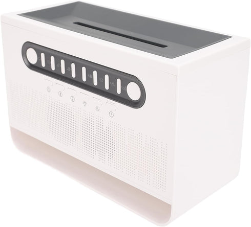 RASTKY 7 200ML Quiet Aromatherapy Oil Diffuser with Speaker Color White Noise Machine for Home, PP Material