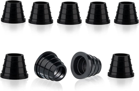 10 Pcs Hookah Grommet, Thick Silicone Rubber Grommet for Ceramic, Clay Bowls, Black