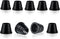 10 Pcs Hookah Grommet, Thick Silicone Rubber Grommet for Ceramic, Clay Bowls, Black