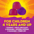 Metamucil Kids Fiber Supplement Gummies, No Sugar Added, 5g Prebiotic Fiber Blend, 120ct Gummies for Digestive Health