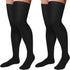 Supervitae 2 Pairs Thigh High Compression Socks 30-40 mmhg for Men and Women