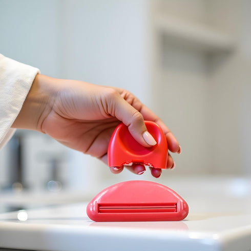 Pxiryanlow Toothpaste Tube Squeezer,Plastic Toothpaste Tube Squeezer Dispenser,Toothpaste Clips for Saving