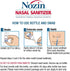 Nozin 12mL 99.99% 60+ Nasal Sanitizer Antiseptic Bottle | Kills of Germs | Applications | Trusted by Hospitals | Made