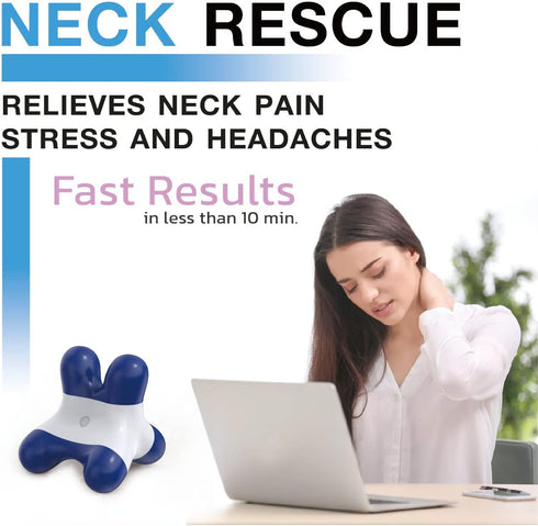 Trigger Point Neck Massager for Neck Pain Relief, Occipital Release Tool, Unique Design Targets the Hard-to-Reach Neck