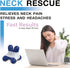 Trigger Point Neck Massager for Neck Pain Relief, Occipital Release Tool, Unique Design Targets the Hard-to-Reach Neck