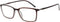 MARE AZZURO Reading Glasses Men Stylish Readers, 0.1 to 6.0 (Brown 2.25)