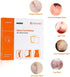 Silicone Foam Dressing with Gentle Adhesive Border 6''x6'', 5 Pack Waterproof Bandage for Pressure Ulcer