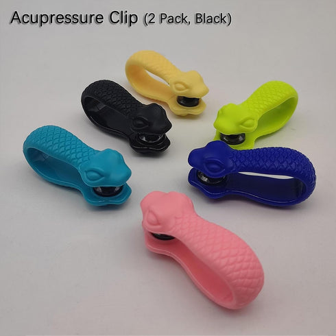 2 Pcs Acupressure Clips for Migraine Relief, LI4 Massage Clips for Headache and Tension Relief
