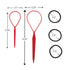 Topsy Tail Hair Tool by Conair - Ponytail Hair Loop Styling Tool, 5-Piece Set