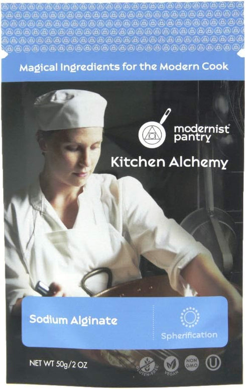 Sodium Alginate + Calcium Lactate Value Pack, Non-GMO Vegan OU Kosher Certified, 100g/4oz