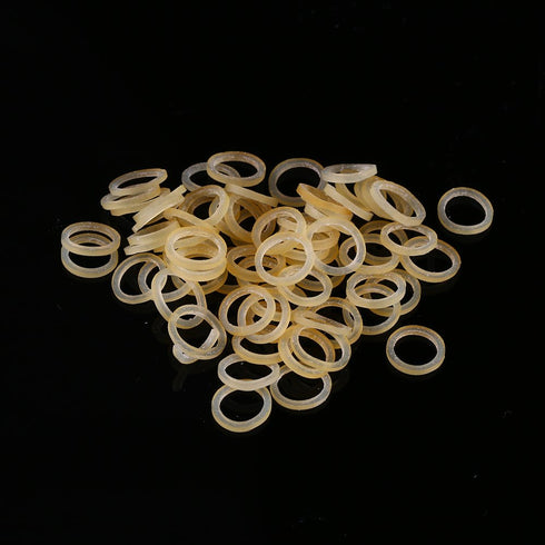 Angzhili 10 Bag Dental Orthodontic Rubber Bands, Elastic Rubber Bands, Orthodontic Supply 3.5 Oz (3/16")