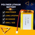 3.7V 103450 2000mAh Lipo Battery, Rechargeable Lithium Polymer Ion with JST Connector, Replace 103454 963450