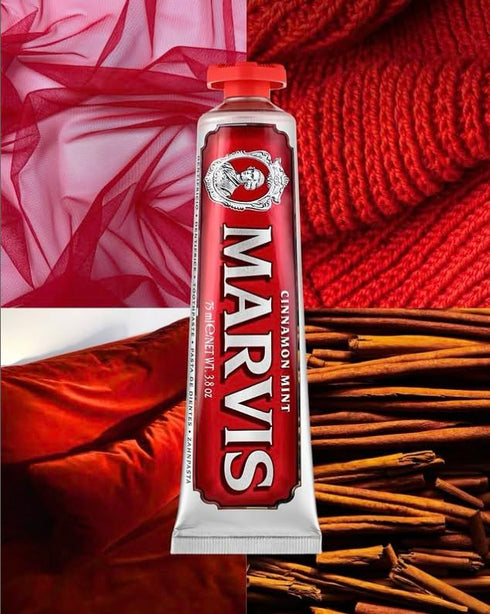 Marvis Toothpaste in Cinnamon Mint Flavor - Refreshing Oral Care
