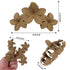 Ondder 4 Pcs Flower Hair Clips for Women, 4.5 Inch Large Matte Claw Clips for Thick Hair