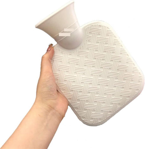 LENmzpomA Hot Water Bag,Hot Water Bottle Wide Opening Comfortable Multipurpose Classic Hot Water
