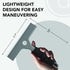 Squeegee for Shower Door, Car Windshield, Glass Window - Gray with 2 Extra Silicone Replacement Blades