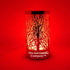 The Gel Candle Company Natural Forest Tree Scene Design Multi Color Changing Warmer Lamp with Dish for Fragrance Oils