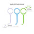 Aligner Remover Tool & Dental Elastic Rubber Bands Placers for Braces, HRASY Oral Care Accessories, 12 Pieces