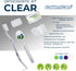 Orthodontic Kit Clear, Oral Care Set with Toothbrush, Protector Cap, Floss, Wax, Floss Threaders, Brushes with Case