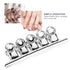 Nail Extension Clips, 5PCS Stainless Curve C Nail Curvature Pinching Clips, Multi-functional Nail Art Accessories