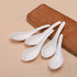 Eco Friendly Disposable Soup Spoons, 5.5" Sugarcane Fiber Spoon for Take-out Ramen Pho Noodles (50 PCS)