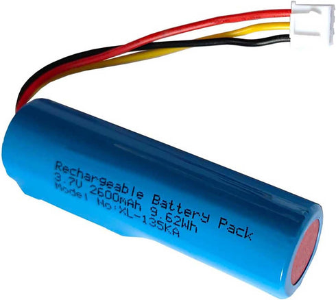 GYMIN 18650 1S1p 2600mAh 3.7v XH2.54/3p 5C 2Pack Rechargeable Lithium-ion Battery with Connector / Power Cells, Support