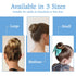 TsMADDTs Donut Hair Bun Maker, 3PCS Dark Brown Ring Style Bun Maker with 20PCS U Shaped Hair Pins for Women