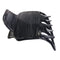 Parcelona French Paw Yoga Hair Claw Clip, Grey Black Streaks, Wide Side Slide In