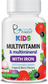 Lifeable Multivitamin & Multimineral with Iron Chewables for Kids, 150 Count, Vegetarian, Gluten Free