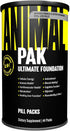 Animal Pak All-in-One Vitamin & Supplement Pack - Zinc, Vitamins C, B, D, Amino Acids, Sports Nutrition Multivitamin