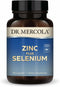 Dr. Mercola Zinc Plus Selenium Mineral Blend Supplement, Immune, Brain & Respiratory Support, 90 Capsules