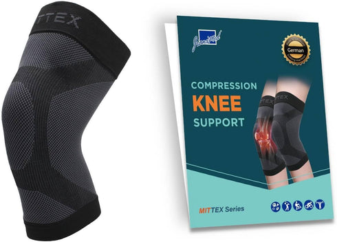 MITTEX Compression Knee Sleeve, Lightweight Snug Fit for Knee Pain, Support for Meniscus Tear, ACL & Arthritis, XL