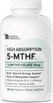 L-Methylfolate 15mg plus Methyl B12, D3, Taurine & NAC, Professional Strength Active 5-MTHF Supplement, 60 Capsules
