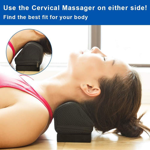 StrongTek Cervical Orthotic Neck Stretcher for Head, Shoulder, Spine Alignment, TMJ Pain Relief, Chiropractic Pillow