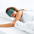 4 Pieces Kids Silk Eye Mask for Sleeping - Smooth Soft Adjustable Strap Blindfolds for Travel Relaxation (Dark Green,