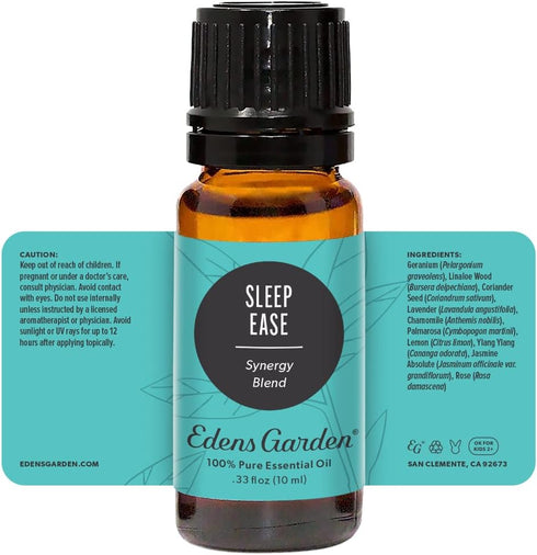 Edens Garden Sleep Ease Essential Oil Blend, 100% Pure, 10 ml (.33 fl oz)