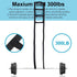 haozaikeji 70 Inch Bed Ladder Assist Strap, Senior Elder Sit Up Helper Adjustable Bedside Pull Up Helper with Handle